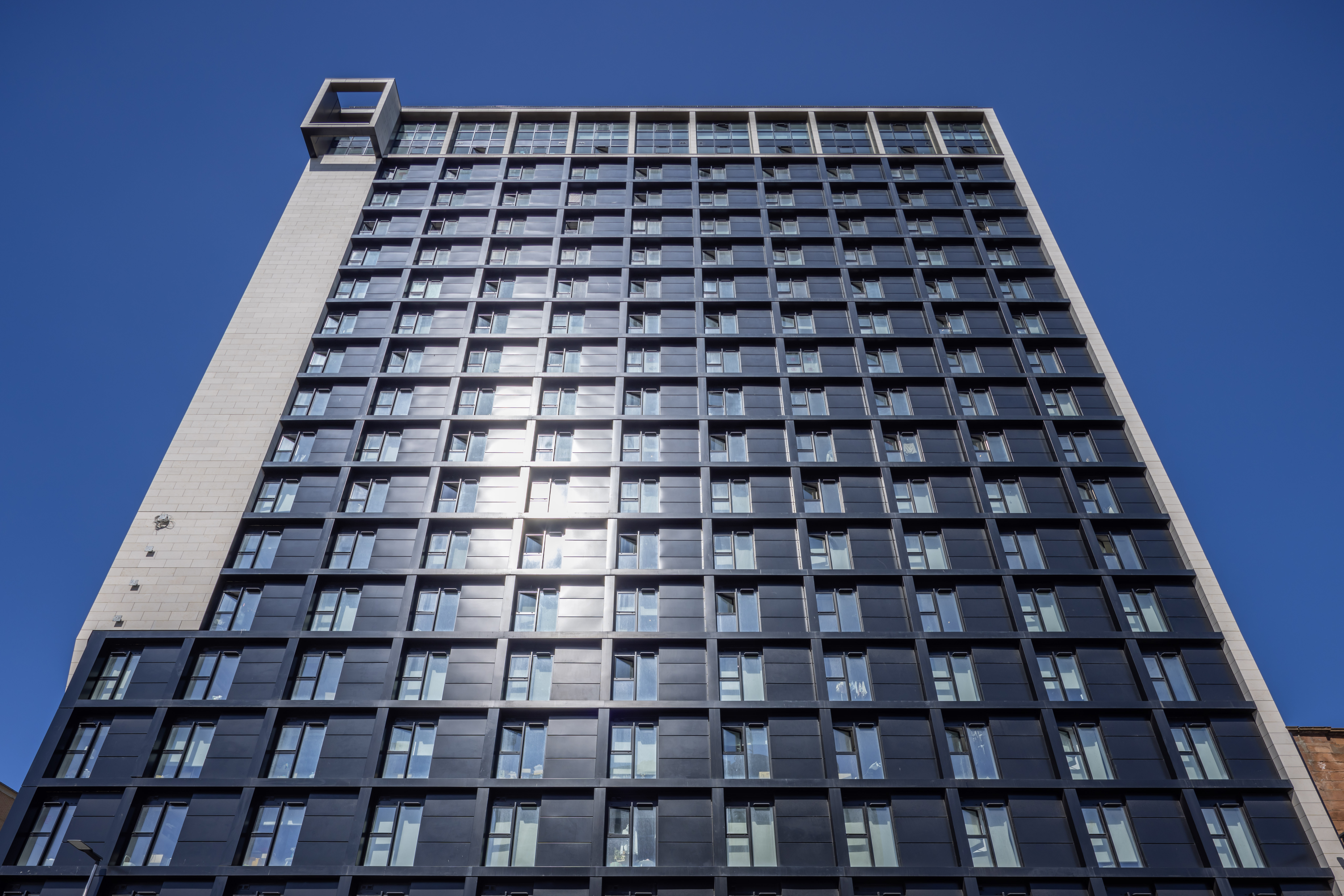 3-A2N_3054 Bridle Works Student Accommodation, Cathedral Street, Glasgow – aluminium windows by Marshall Brown