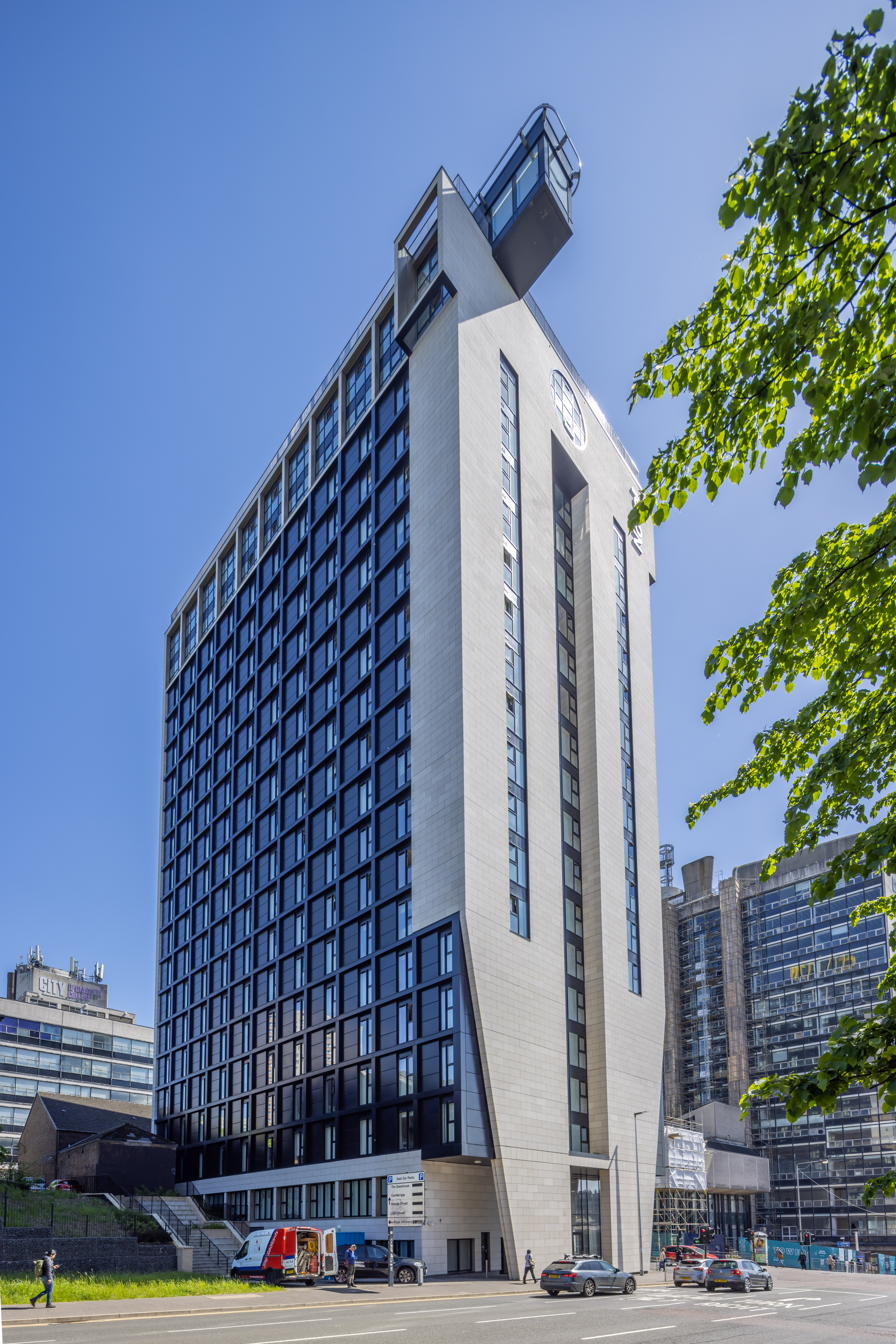 7-A2N_3059 Bridle Works Student Accommodation, Cathedral Street, Glasgow – aluminium windows by Marshall Brown