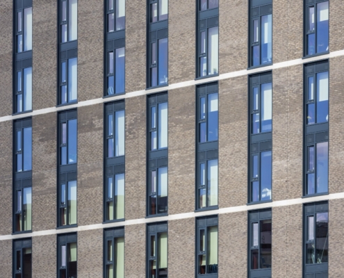 Haymarket, Edinburgh – aluminium windows by Marshall Brown